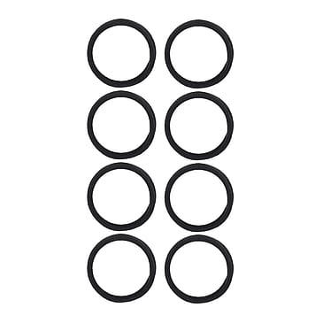KICKS Beauty Soft Rolled Ties 8-pack Black