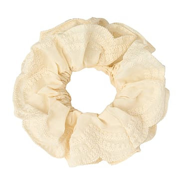 KICKS Beauty Scrunchie Broderie White