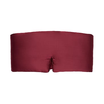 KICKS Beauty Bamboo Silk Eyemask Winered Large