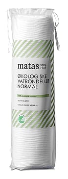 Matas Striber Økologiske Vatrondeller Normal 80 stk.