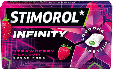 Stimorol Tyggegummi Infinity Strawberry 22 g
