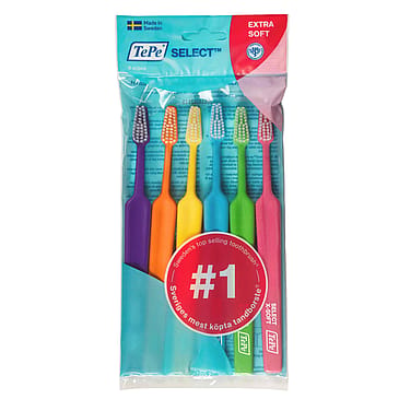 TePe Select™ Extra Soft Tandbørste 6-pak