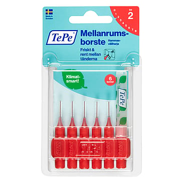TePe® Mellemrumsbørste Original 0,5mm Rød 6 stk