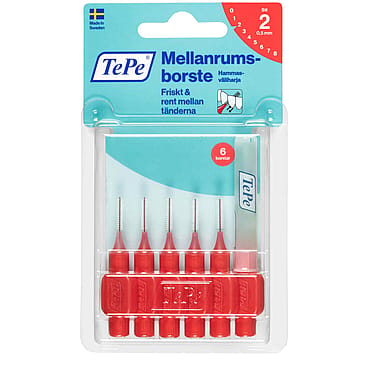 TePe® Mellemrumsbørste Original 0,5mm Rød 6 stk