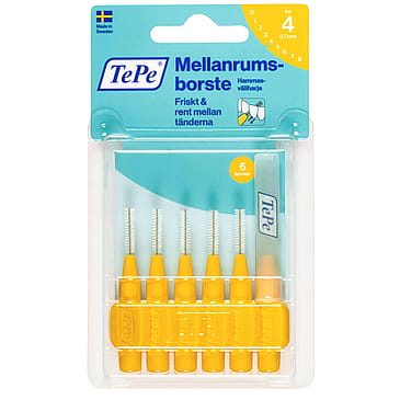 TePe® Mellemrumsbørste Original 0,7mm Gul 6 stk