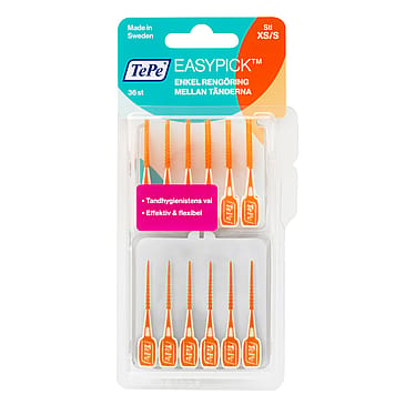 TePe EasyPick™ XS/S Tandstikker Orange 36 stk