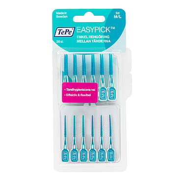 TePe EasyPick™ M/L Tandstikker Blå 36 stk