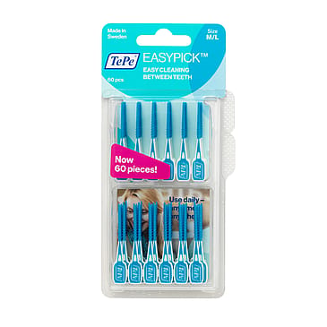 TePe EasyPick™ M/L Tandstikker Blå 60 stk