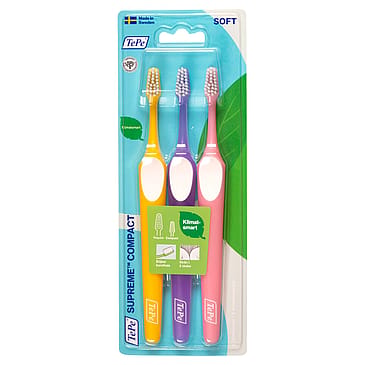 TePe Supreme™ Compact Soft Tandbørste 3-pak