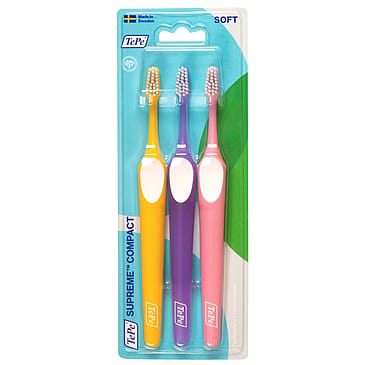 TePe Supreme™ Compact Soft Tandbørste 3-pak