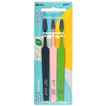 TePe Colour™ Soft Tandbørste 3-pak