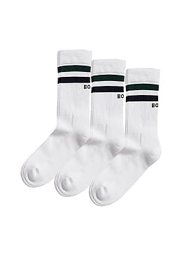 Björn Borg Core Crew Sock 3-pak Hvid 41-45