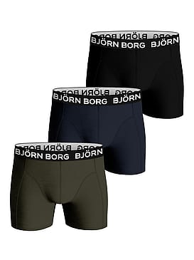 Björn Borg Bamboo Cotton Blend Boxer 3-pak Black/ navy S