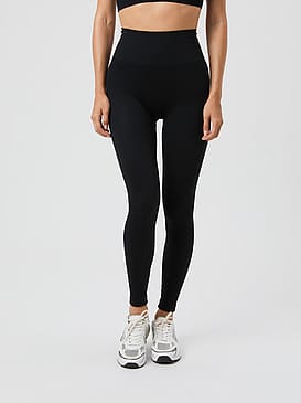 Björn Borg Studio Seamless Ribbed Tights Sort M