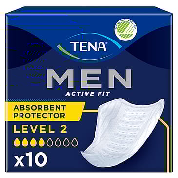 Tena Men Active Fit Inkontinensindlæg 10 stk
