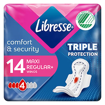 Libresse Maxi Normal Wing 14 stk