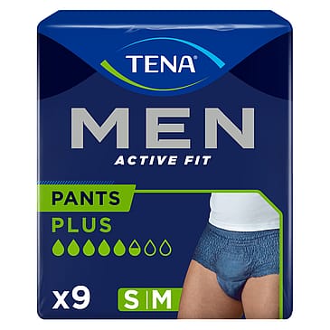 Tena Men Active Fit Pants Blå S/M