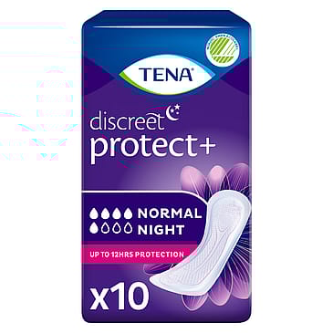 Tena Discreet Protect+ Natbind Normal Night