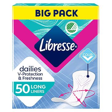 Libresse Trusseindlæg Long 50 stk