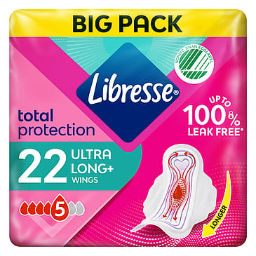 Libresse Ultra Long Wing 22 stk