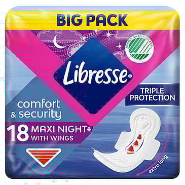 Libresse Maxi Night Wing 18 stk