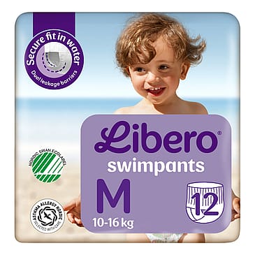 Libero Svømmeble Str. M, 10-16 kg, 12 stk.