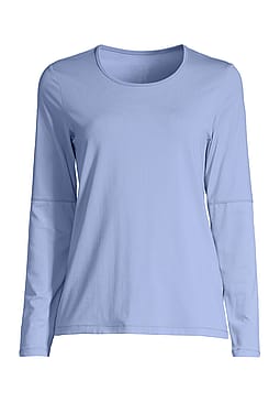 Casall Essential Mesh Detail Long Sleeve Breeze Blue 42