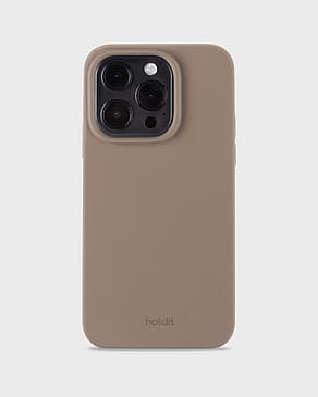 HOLDIT Silicone Case iPhone Mocha Brown 15 Pro