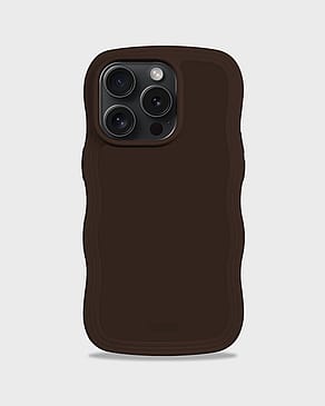 HOLDIT Wavy Case iPhone Chocolate 15 Pro