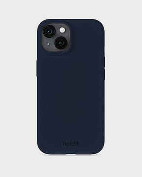 HOLDIT Silicone Case iPhone 15 Midnight Blue