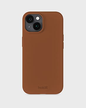 HOLDIT Silicone Case iPhone 15 Almond Brown