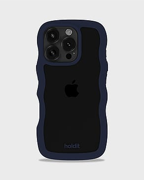 Holdit Wavy Case iPhone 16 Midnight Blue