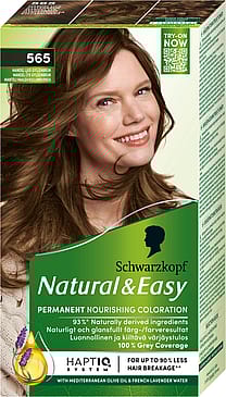 Schwarzkopf Natural & Easy Hårfarve 565 Mandel Lys Gyldenbrun