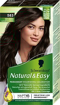 Schwarzkopf Natural & Easy Hårfarve 583 Iskold Mørkebrun