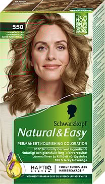 Schwarzkopf Natural & Easy Hårfarve 550 Satin Mørkblond