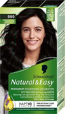 Schwarzkopf Natural & Easy Hårfarve 590 Ibenholt Sort