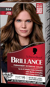 Schwarzkopf Brillance 864 Warm Brown (W) 864 Warm Brown