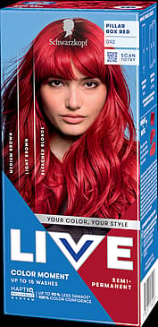 Schwarzkopf LIVE Color Moment 92 Pillar Box Red (W) 92 Pillar Box Red