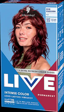 Schwarzkopf LIVE Intense Color 43 Red Passion (W) 43 Red Passion