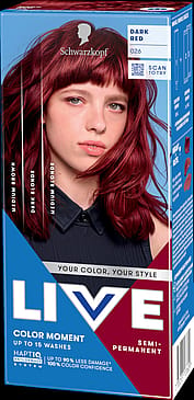 Schwarzkopf LIVE Color Moment 26 Dark Red (W) 026 Dark Red