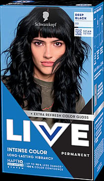 Schwarzkopf LIVE Intense Color 99 Deep Black (W) 99 Deep Black
