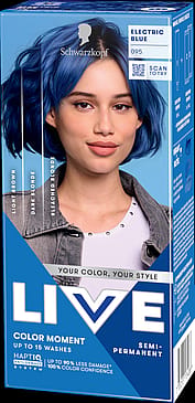 Schwarzkopf LIVE Color Moment 95 Electric Blue (W) 95 Electric Blue