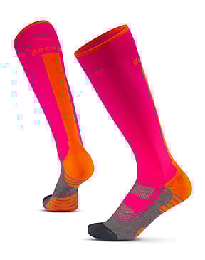 Gococo Compression Superior Strømpe Cerise L (40-45 cm around calf)
