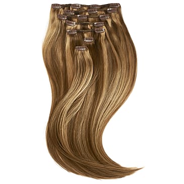 Rapunzel of Sweden Clip-on set 7 pieces 50 cm M5.0/7.4 Golden Brown Mix