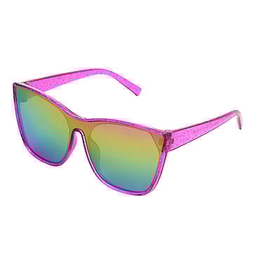 Minibrilla Solbrille Frida Pink With Mirror Front