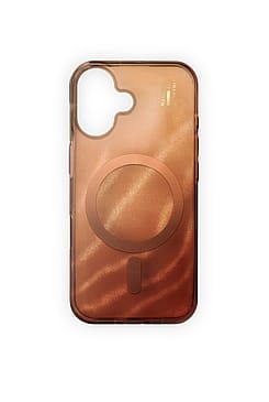 IDEAL OF SWEDEN Clear Case Glitter Glow MagSafe iPhone 16 Mocha Mousse