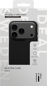 IDEAL OF SWEDEN Silicone Case MagSafe iPhone 17 Pro Max Black