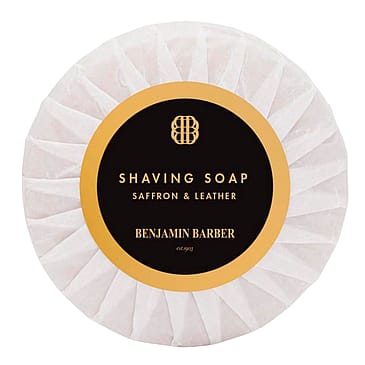 Benjamin Barber Shaving Soap Saffron & Leather 50 g