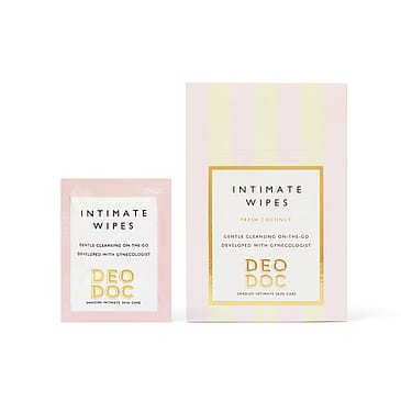 DeoDoc Intimate Wipes Fresh Coconut 10 pcs