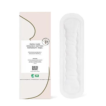 DeoDoc Mama Care Organic Cotton Maternity Pads 10 stk.